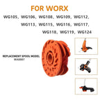 Spolar – 3-pack WA0007 för Worx grästrimmer