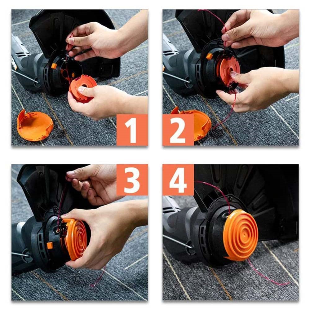 Spolar – 3-pack WA0007 för Worx grästrimmer