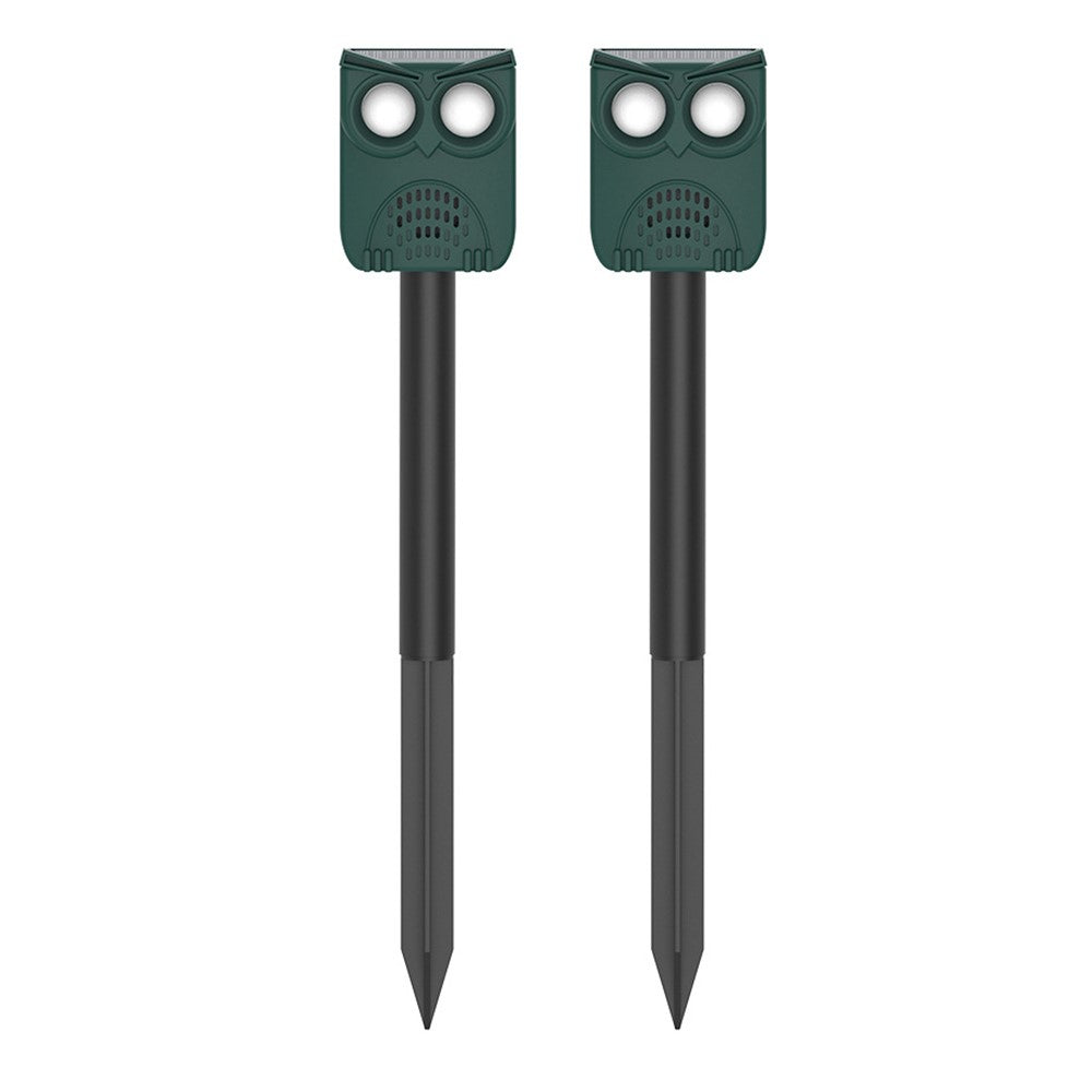 Djuravskräckare 2-pack – solcellsdrivna med rörelsesensor