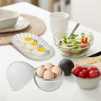 Äggkokare – 4 ägg, plast & aluminium, BPA-fri
