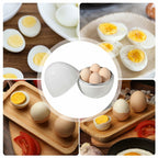 Äggkokare – 4 ägg, plast & aluminium, BPA-fri