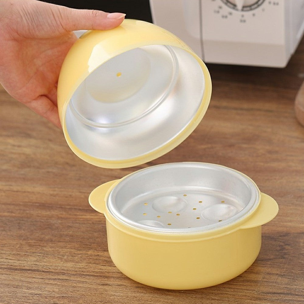 Äggkokare för mikrovågsugn – plats för 4 ägg, BPA-fri