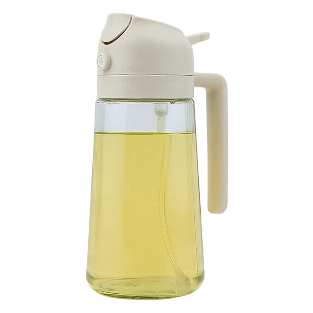 Oljedispenser i glas – 600 ml spray & häll