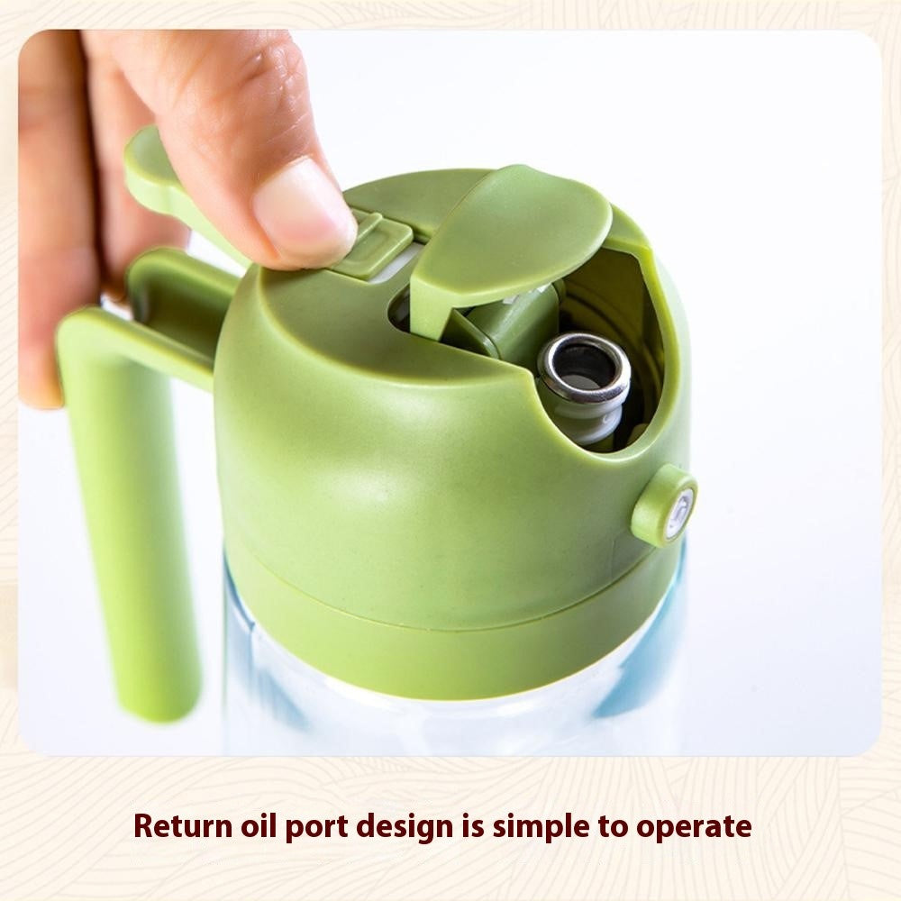 Oljedispenser i glas – 600 ml spray & häll