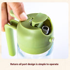Oljedispenser i glas – 600 ml spray & häll