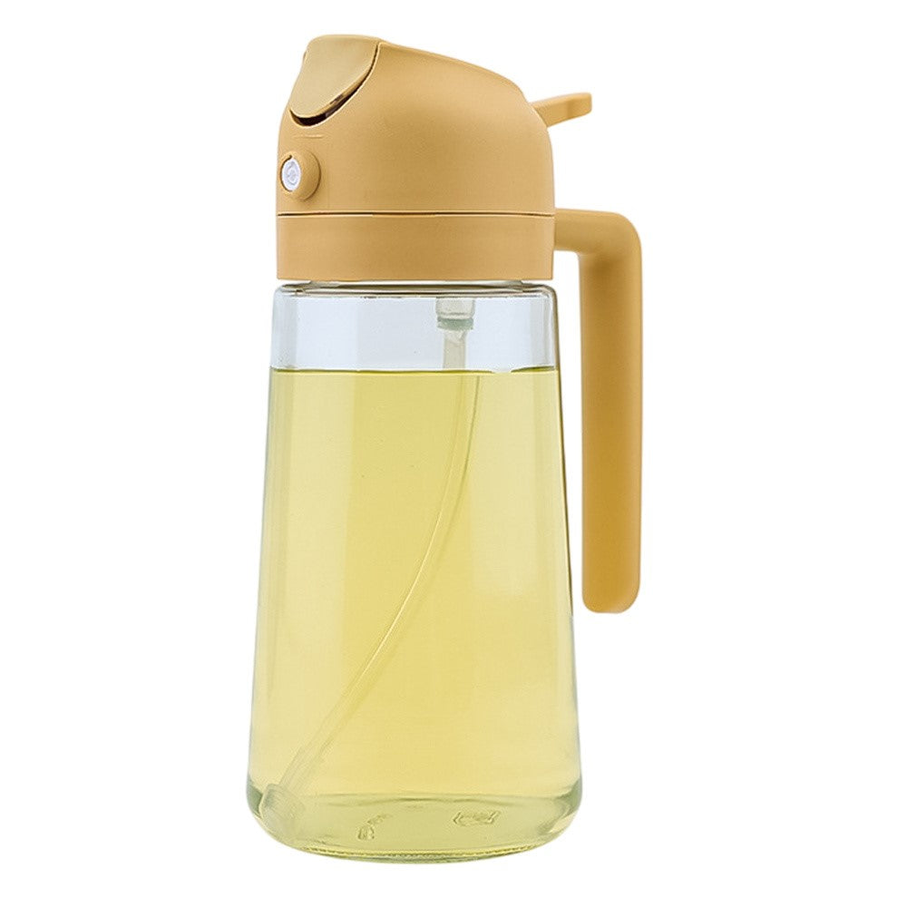 Oljedispenser i glas – 600 ml spray & häll
