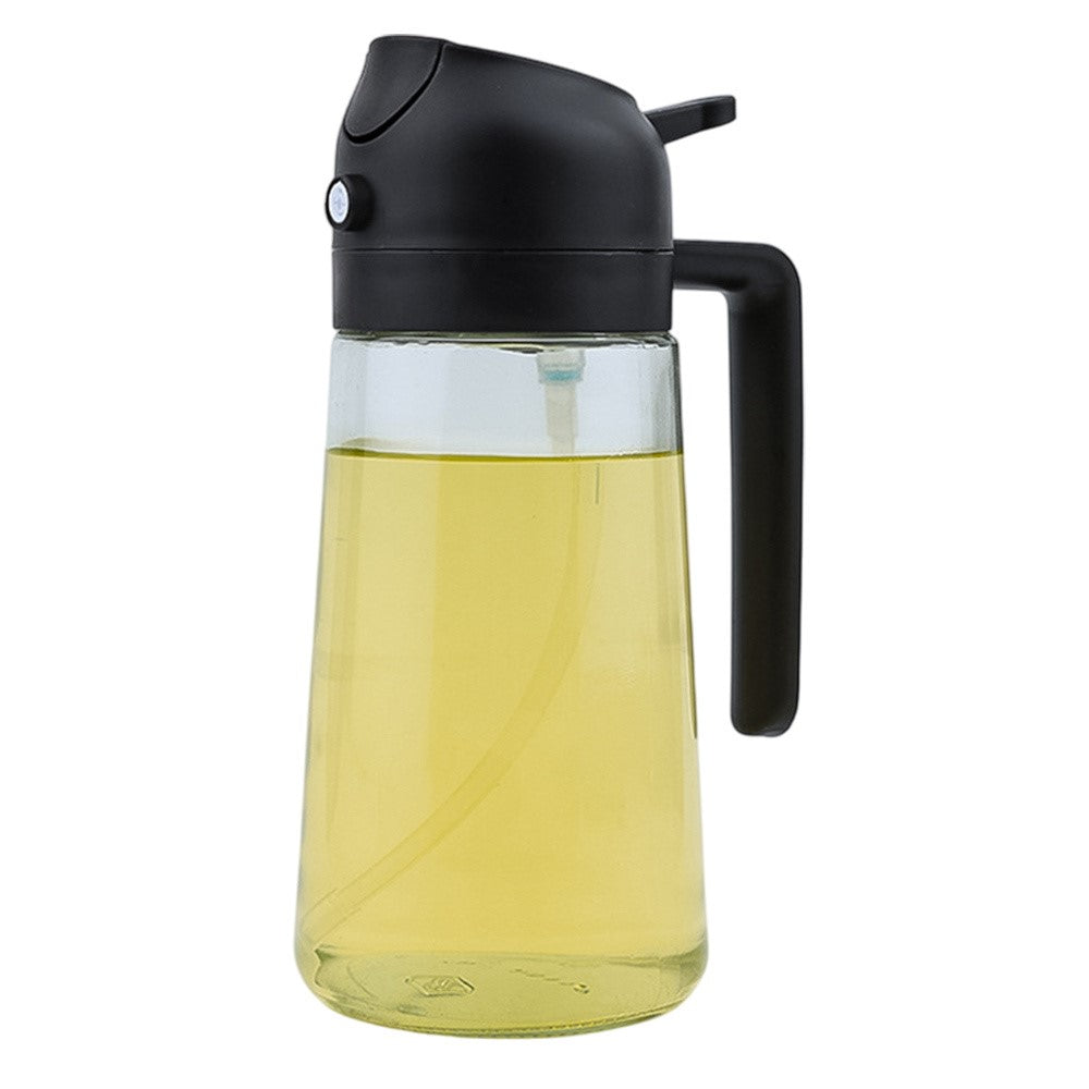 Oljedispenser i glas – 600 ml spray & häll