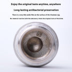 Vattenflaska – DONGHUIYUAN HA-101 titan 350ml med tempdisplay