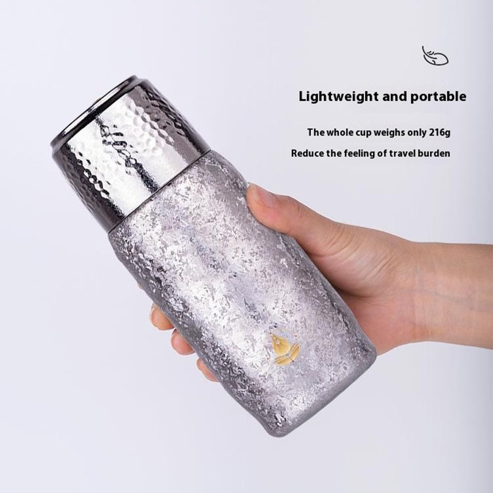 Vattenflaska – DONGHUIYUAN HA-101 titan 350ml med tempdisplay