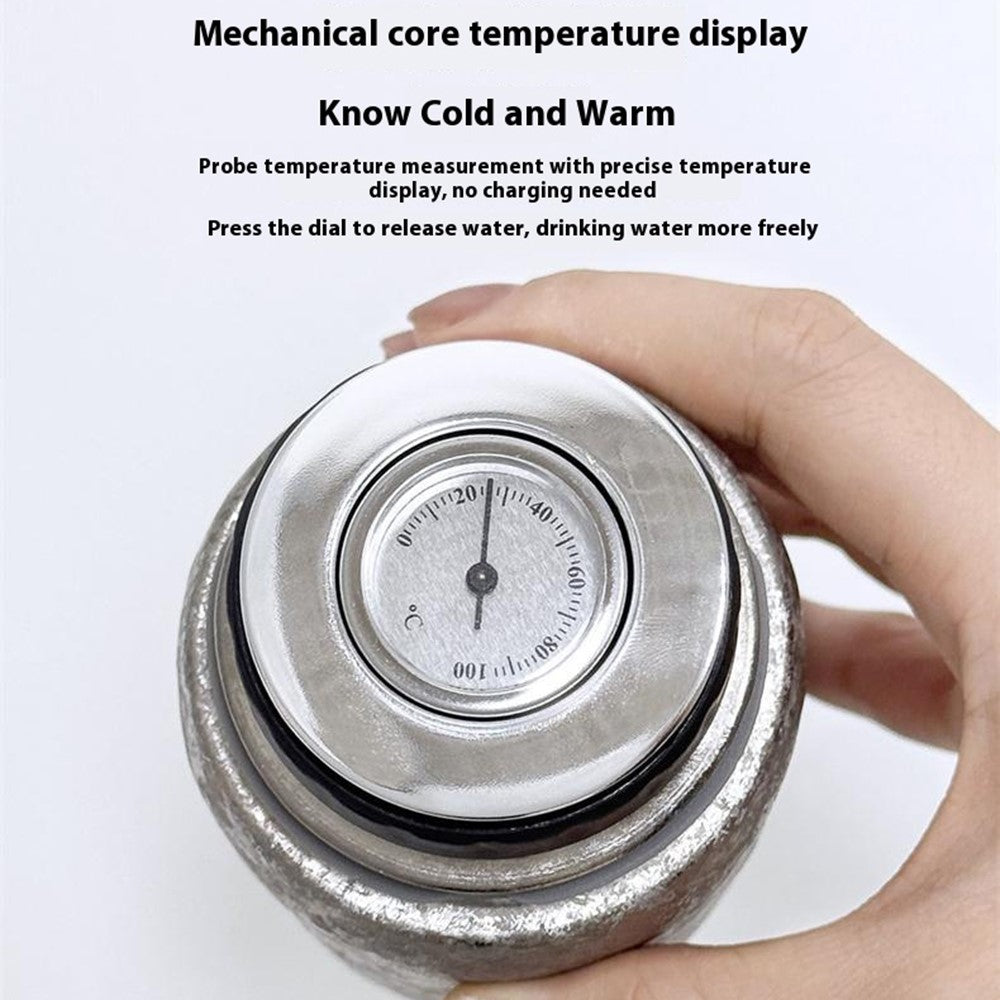 Vattenflaska – DONGHUIYUAN HA-102 titan 500ml med tempdisplay