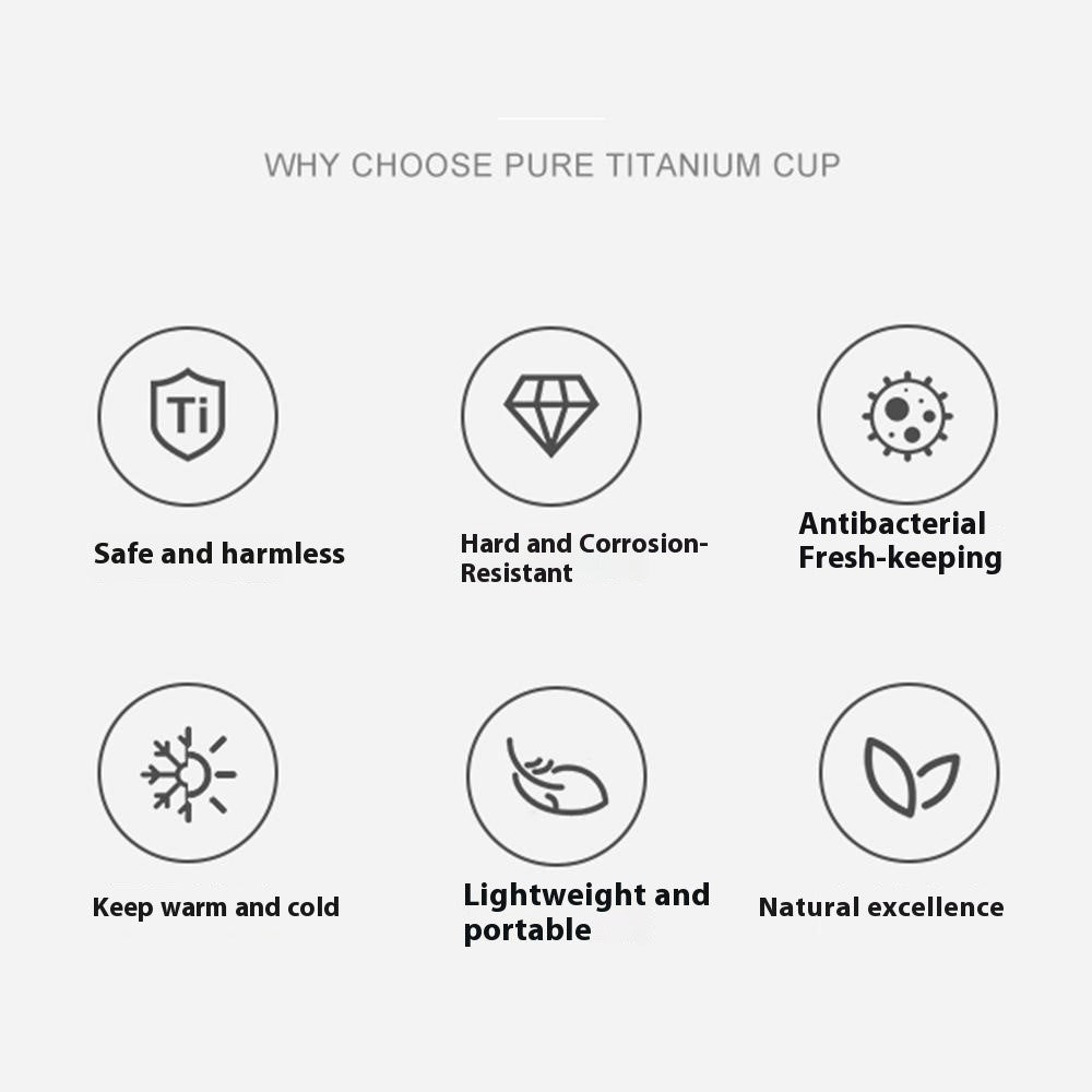 Mugg – DONGHUIYUAN HA-08 titan 550ml med skyddshölje