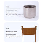 Mugg – DONGHUIYUAN HA-08 titan 550ml med skyddshölje