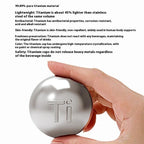 Vattenflaska – DONGHUIYUAN HA-16 titan, 550ml, BPA-fri