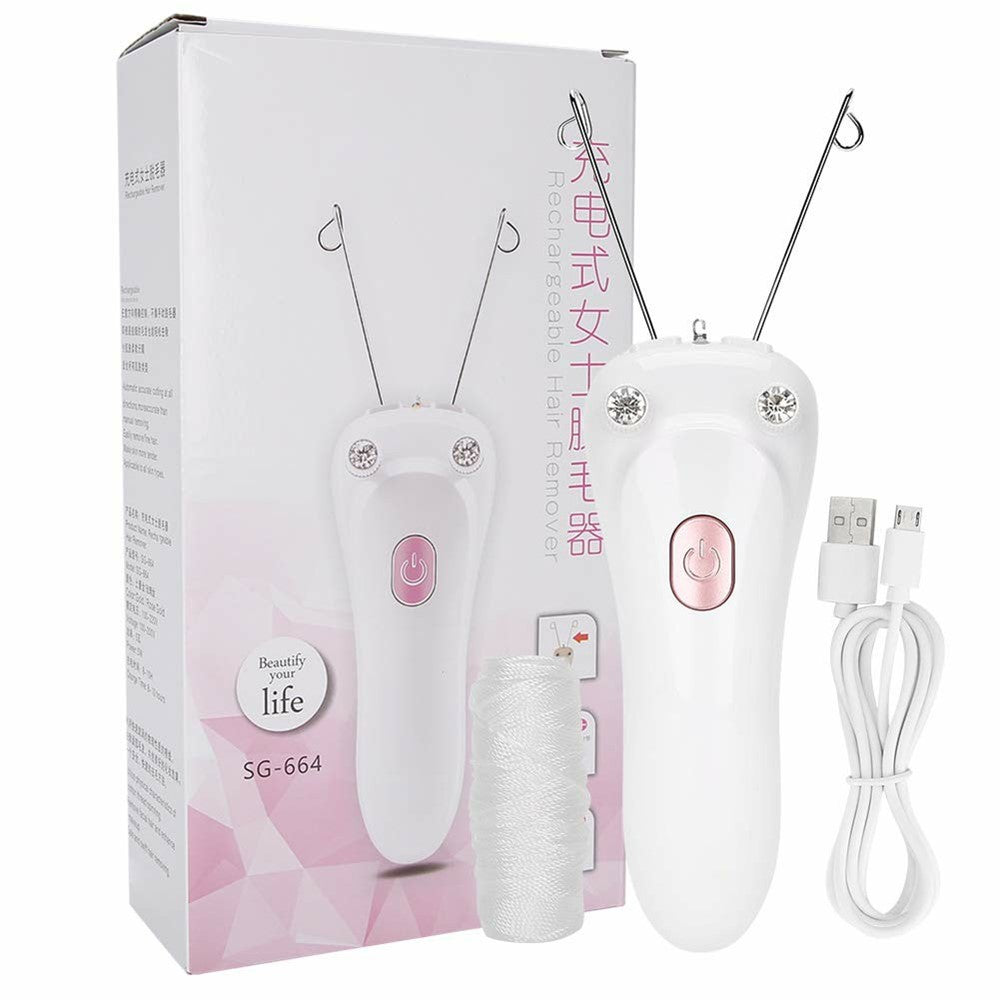 Elektrisk epilator – uppladdningsbar hårborttagare för kropp och ansikte
