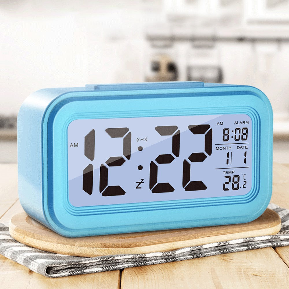 Väckarklocka – LED-display med temperatur och datum