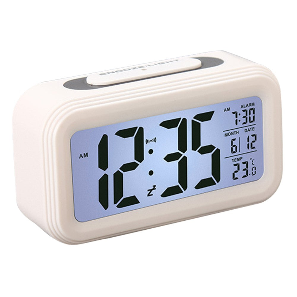 Väckarklocka – LED-display med temperatur och datum