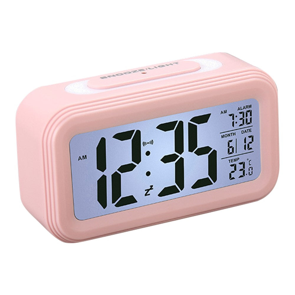 Väckarklocka – LED-display med temperatur och datum