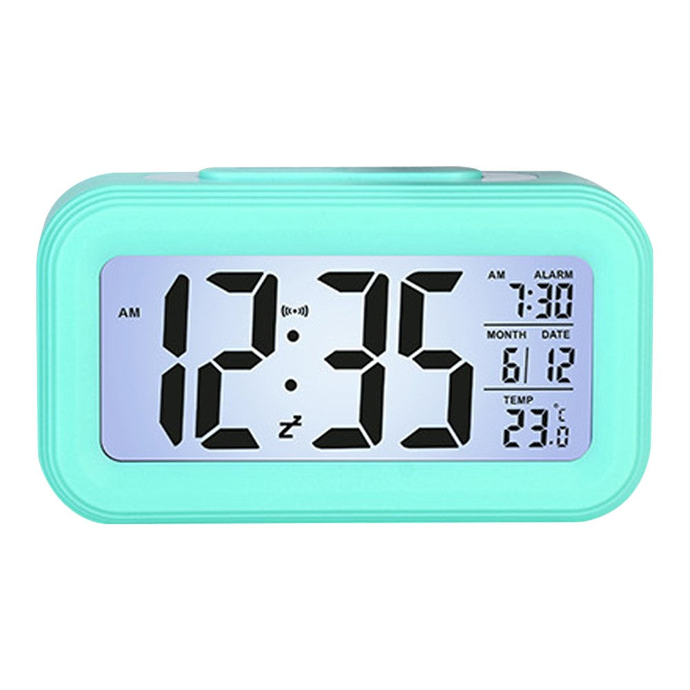 Väckarklocka – LED-display med temperatur och datum