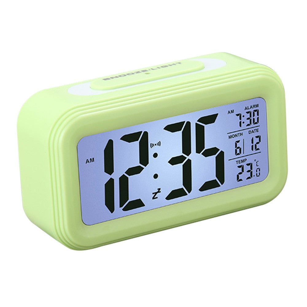 Väckarklocka – LED-display med temperatur och datum