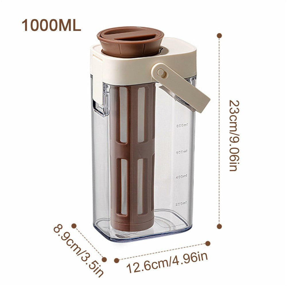 Kanna – 1000ml cold brew kaffekanna med tesil, BPA-fri