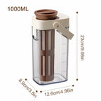 Kanna – 1000ml cold brew kaffekanna med tesil, BPA-fri