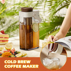 Kanna – 1000ml cold brew kaffekanna med tesil, BPA-fri