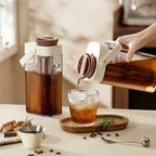 Kanna – 1000ml cold brew kaffekanna med tesil, BPA-fri