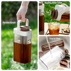 Kanna – 1000ml cold brew kaffekanna med tesil, BPA-fri