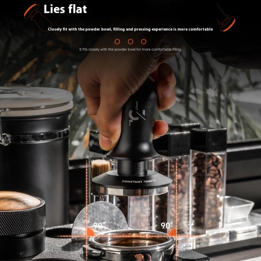 Kaffetamper i rostfritt stål – justerbar