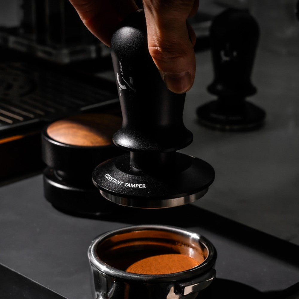 Kaffetamper i rostfritt stål – justerbar