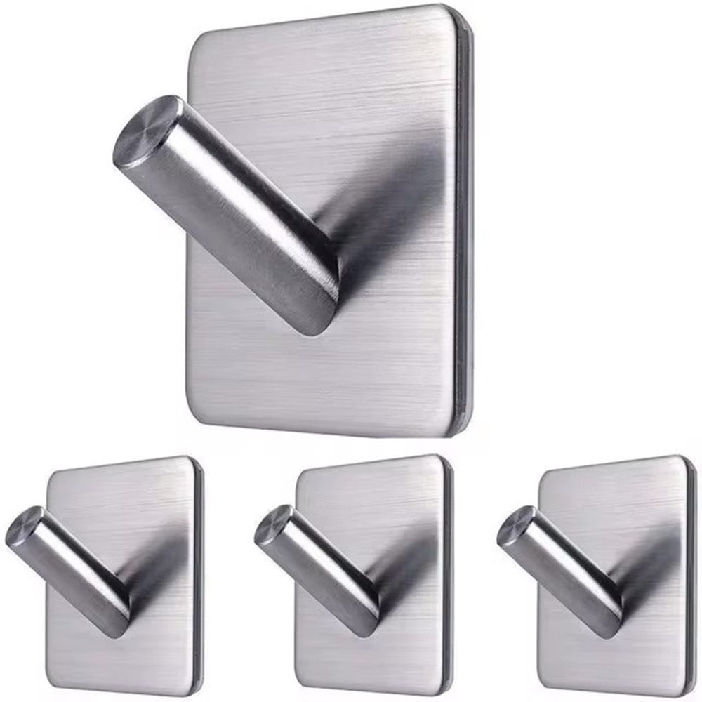Krok – 4-pack väggmonterade rostfria för kök & badrum