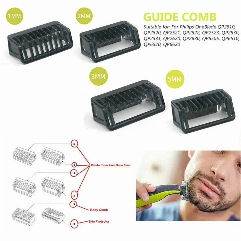 Kammarset till Philips OneBlade (4-pack)