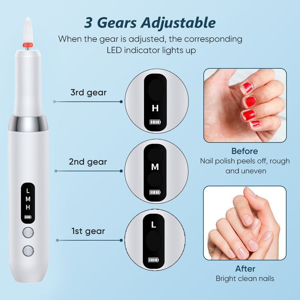 Elektrisk nagelfil K16 – portabel manikyrmaskin