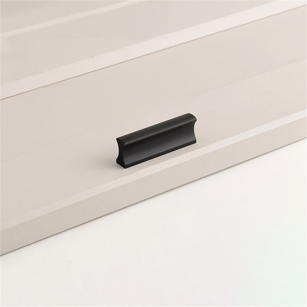 Möbelhandtag i svart aluminium – 50 mm