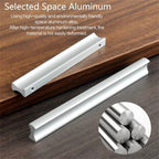 Möbelhandtag i svart aluminium – 50 mm