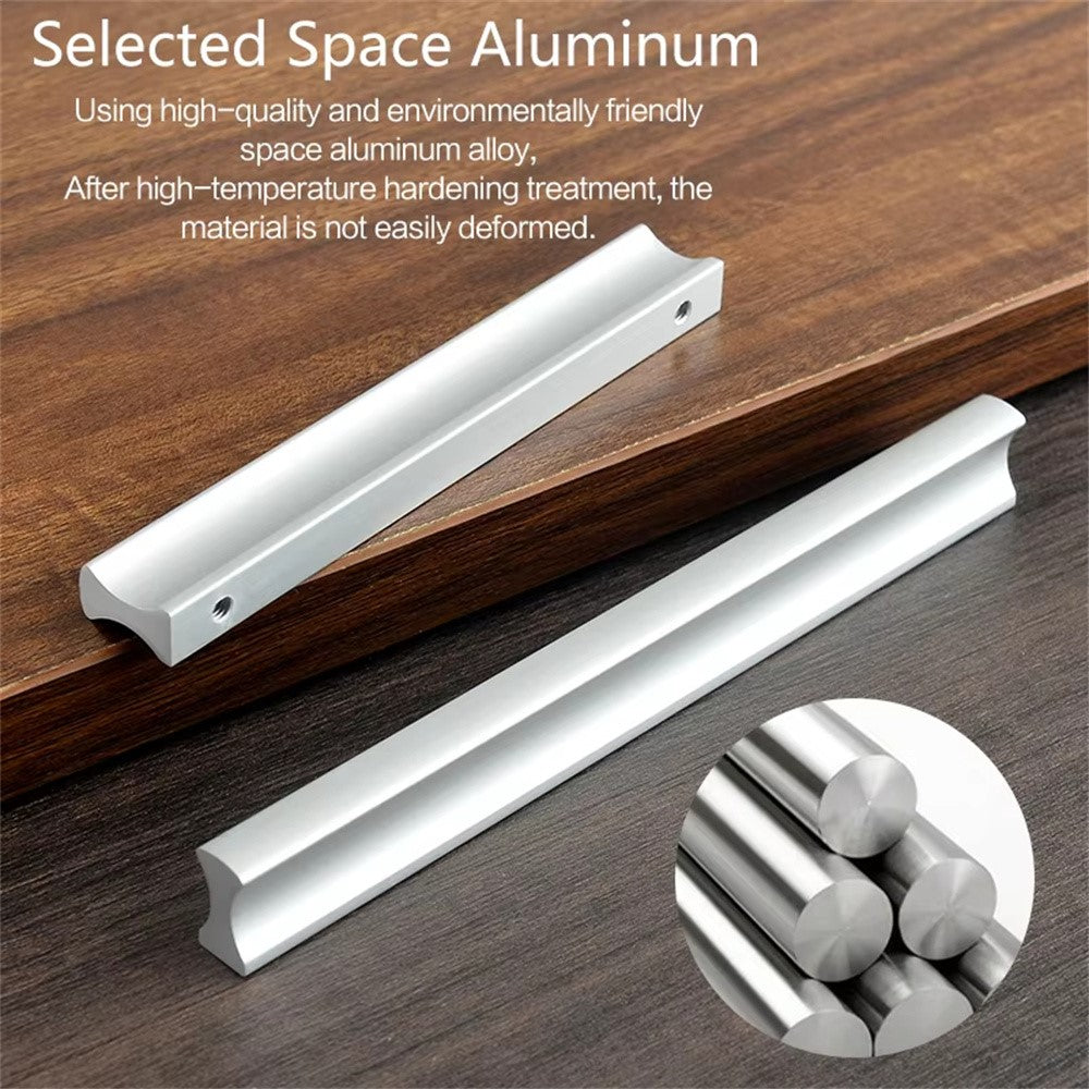 Möbelhandtag i svart aluminium – 50 mm