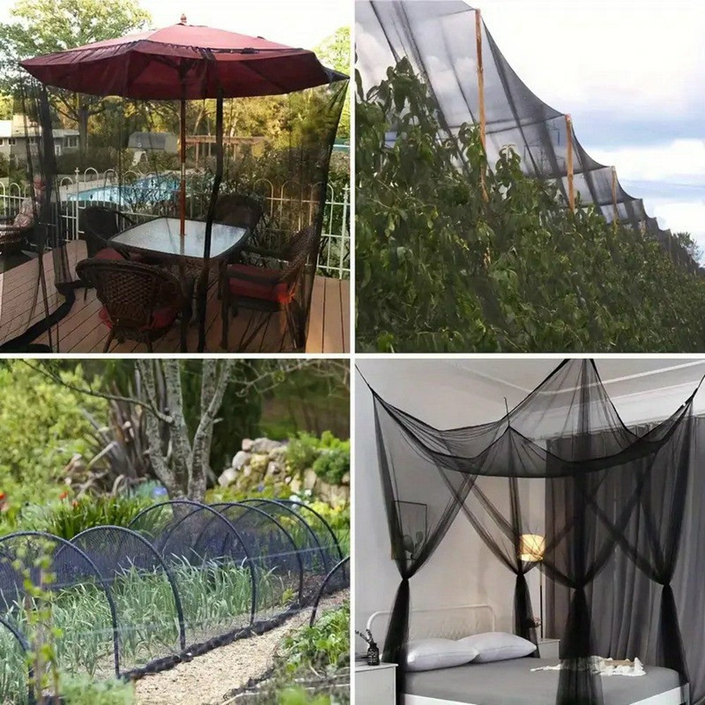Myggnät – 3x15m växtskydd för odling & gård