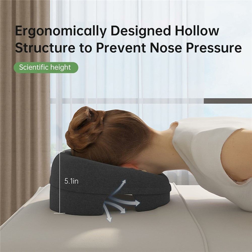 Kuddsystem – ergonomisk huvudkudde för ansiktsläge, memory foam
