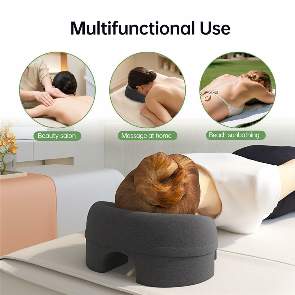 Kuddsystem – ergonomisk huvudkudde för ansiktsläge, memory foam