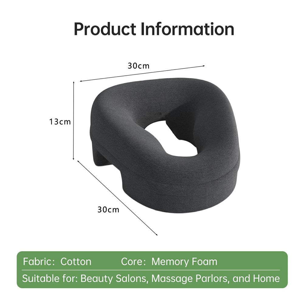 Kuddsystem – ergonomisk huvudkudde för ansiktsläge, memory foam