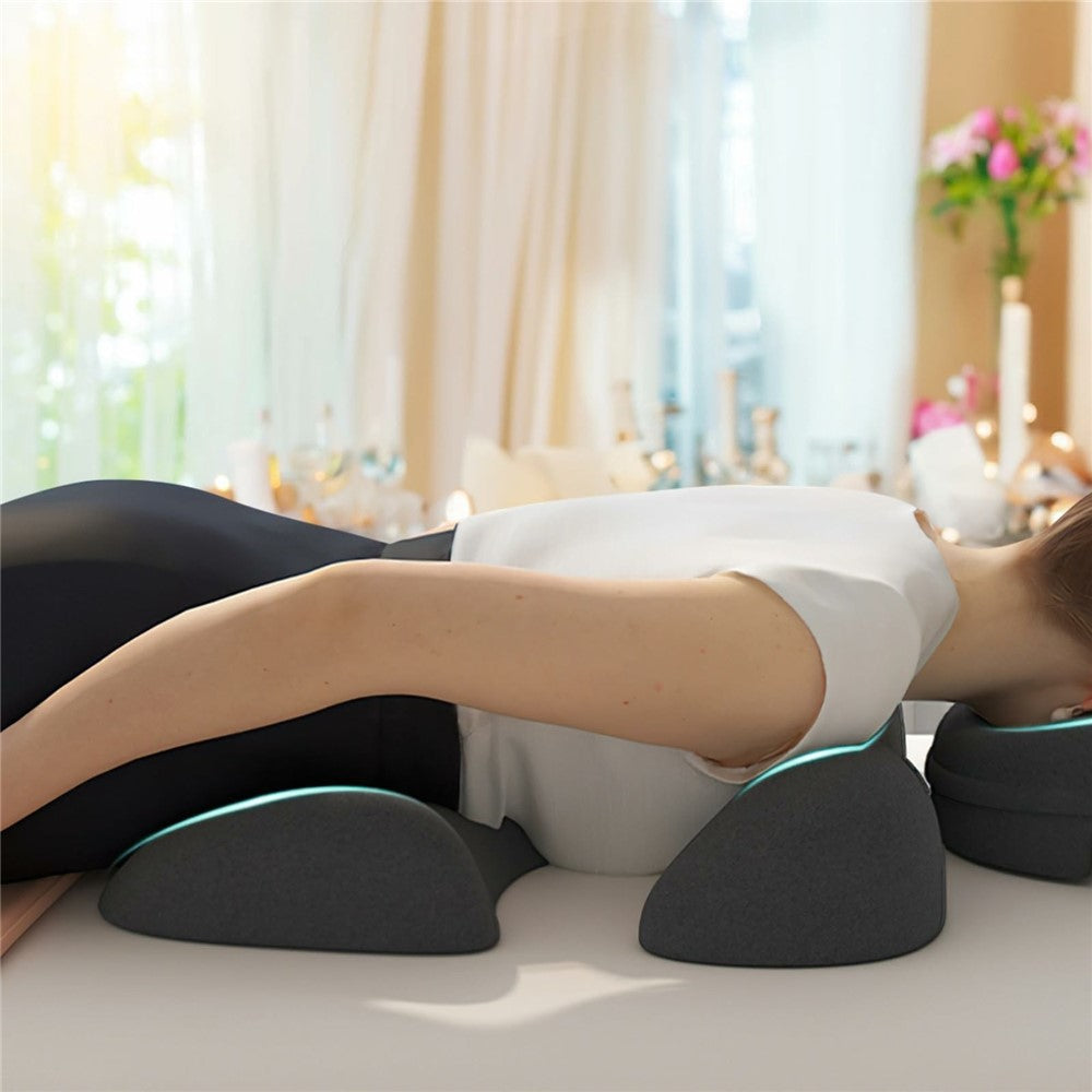 Massagekudde i memory foam – T-formad stöd för salong och spa