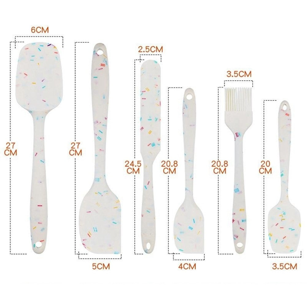 Redskapsset – 6-delars silikon, BPA-fritt och FDA-certifierat