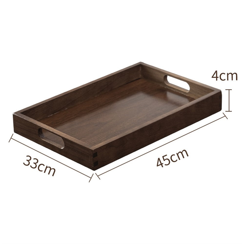 Bricka – 45x33x4cm valnötsträ med handtag