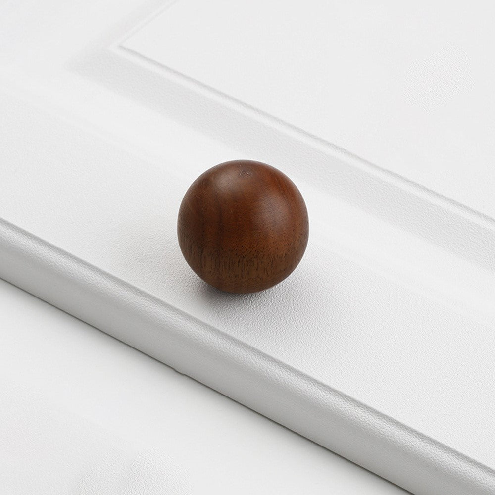Knopp – 6564 rund träratt 40mm, enkelhåls
