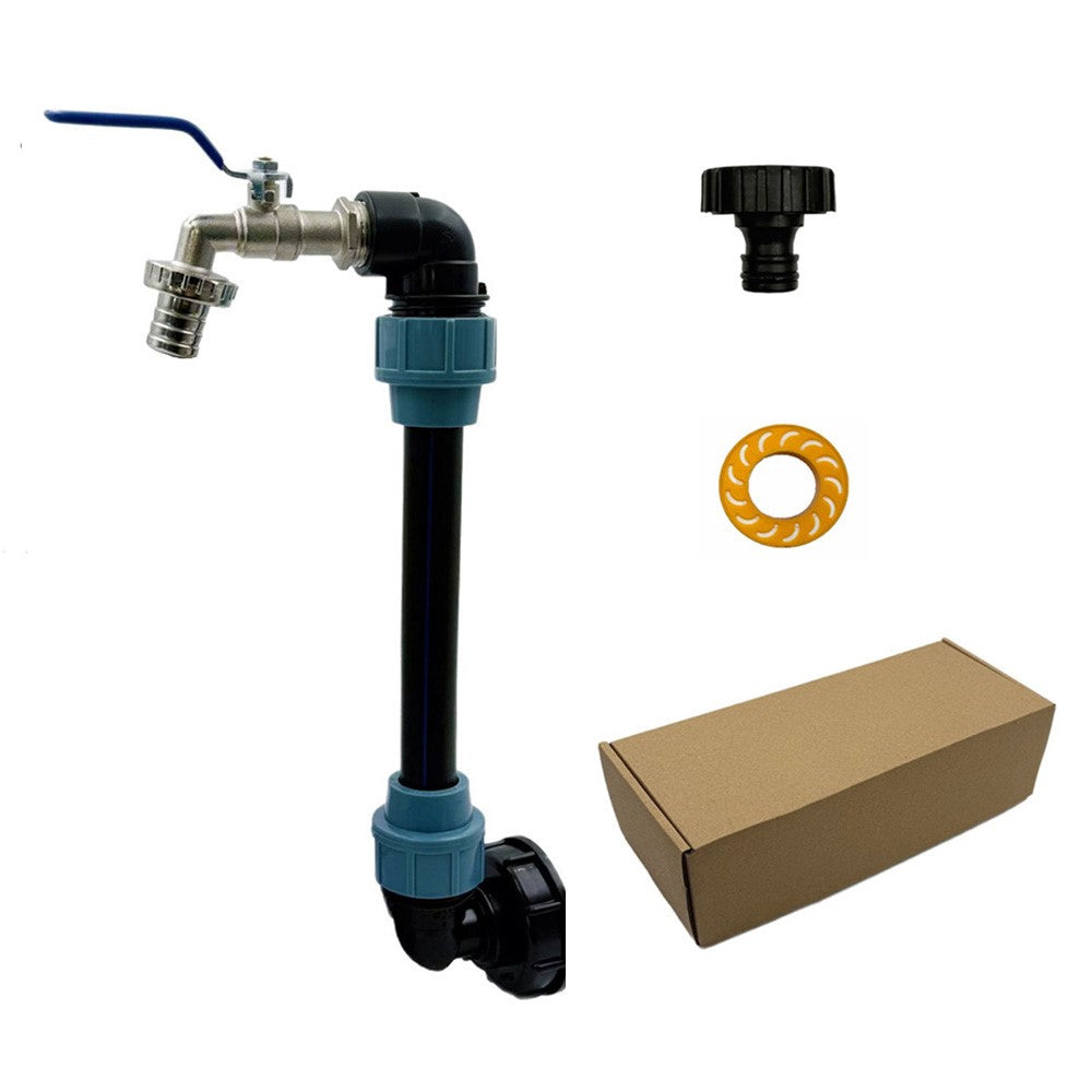 IBC-tankadapter – PE-rörset med 3/4” vattenkran