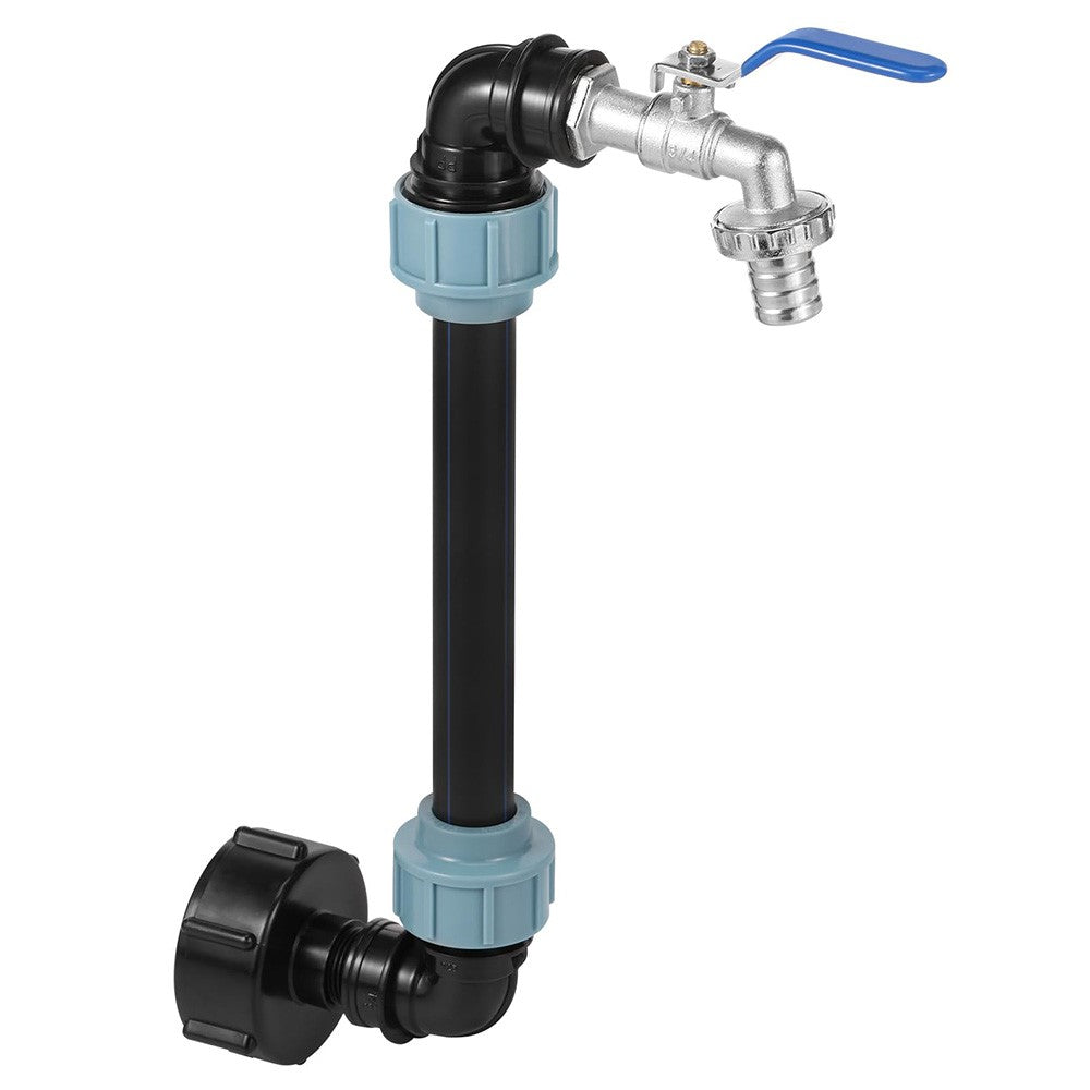 IBC-tankadapter – PE-rörset med 3/4” vattenkran
