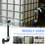 IBC-tankadapter – PE-rörset med 3/4” vattenkran