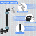 IBC-tankadapter – PE-rörset med 3/4” vattenkran