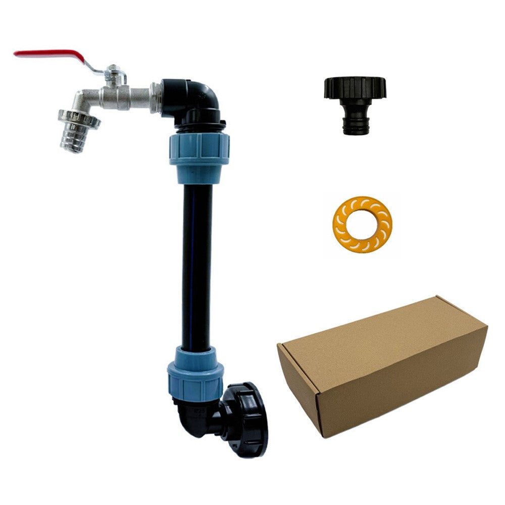 IBC-tankadapter – PE-rörset med 3/4” vattenkran