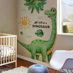 Väggdekor – tecknad dinosaurie, självhäftande